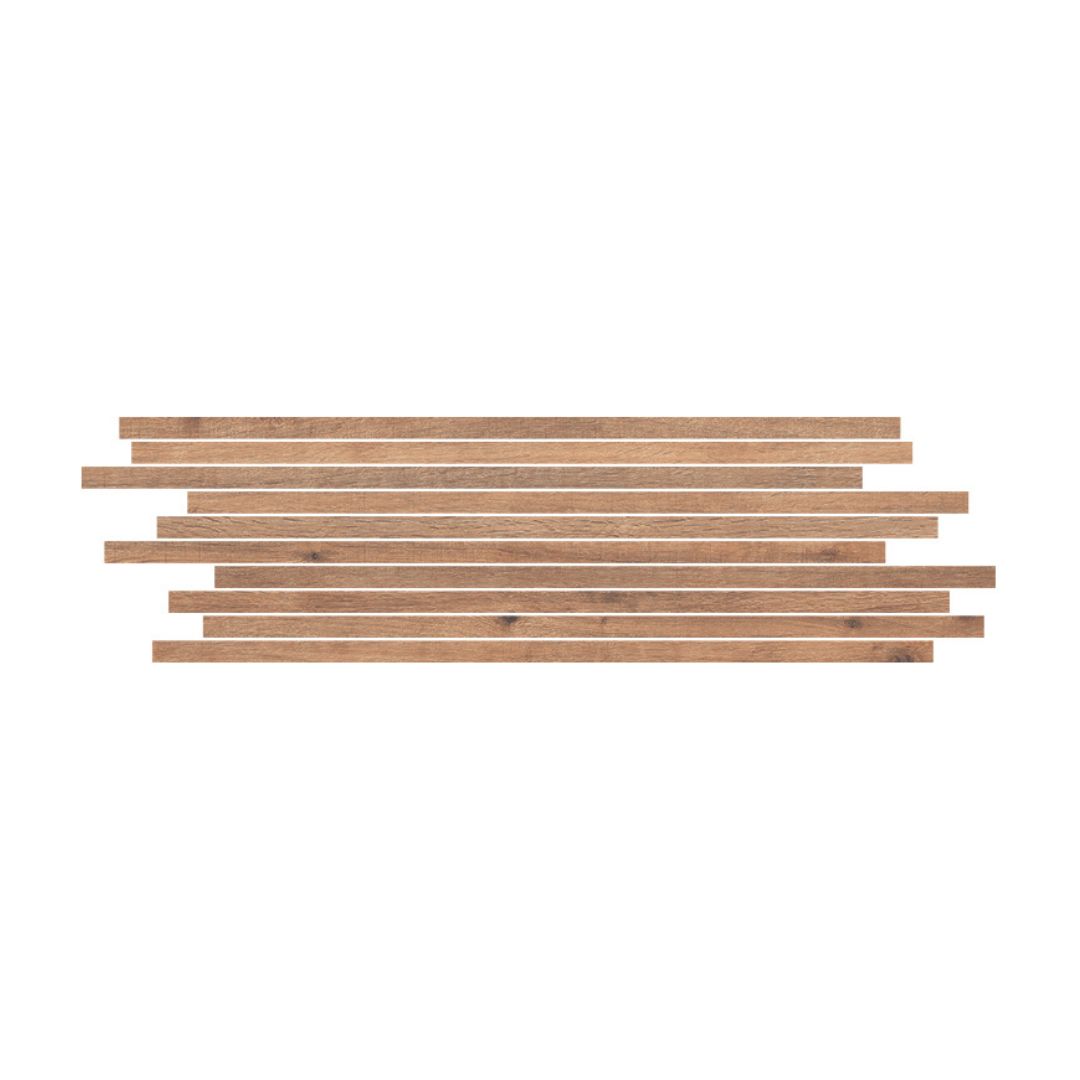 CERAM ARKE WOOD MIELE - MOSAIK 60x20x0,85 CM
